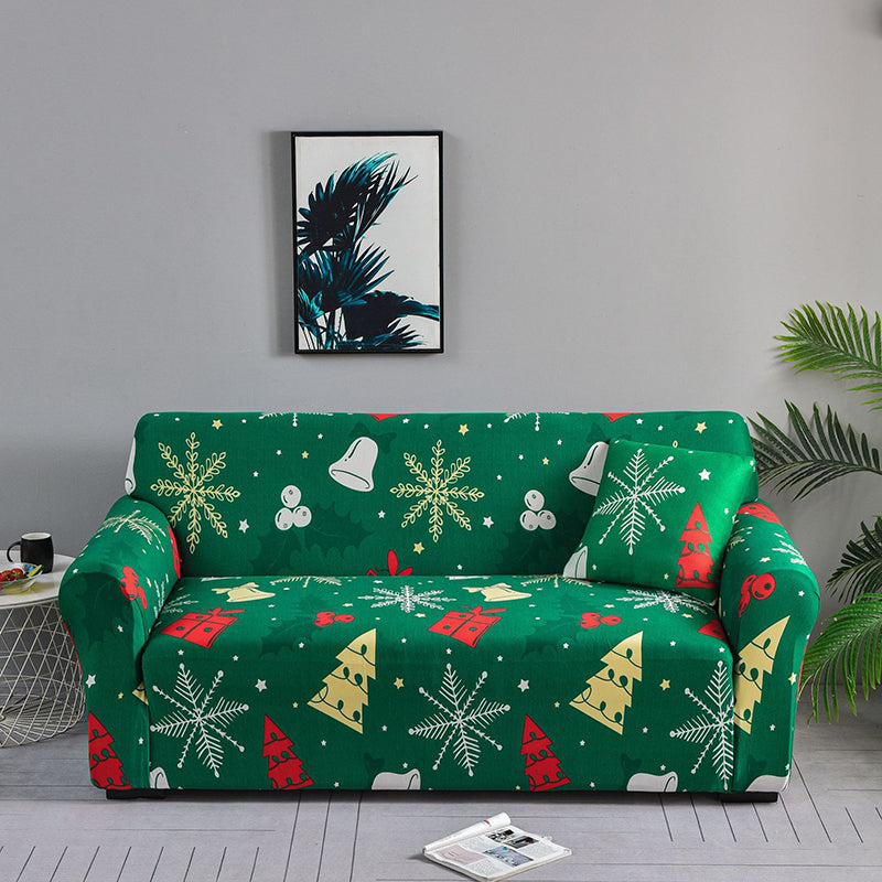 Christmas All-Purpose Stretch Sofa Cover