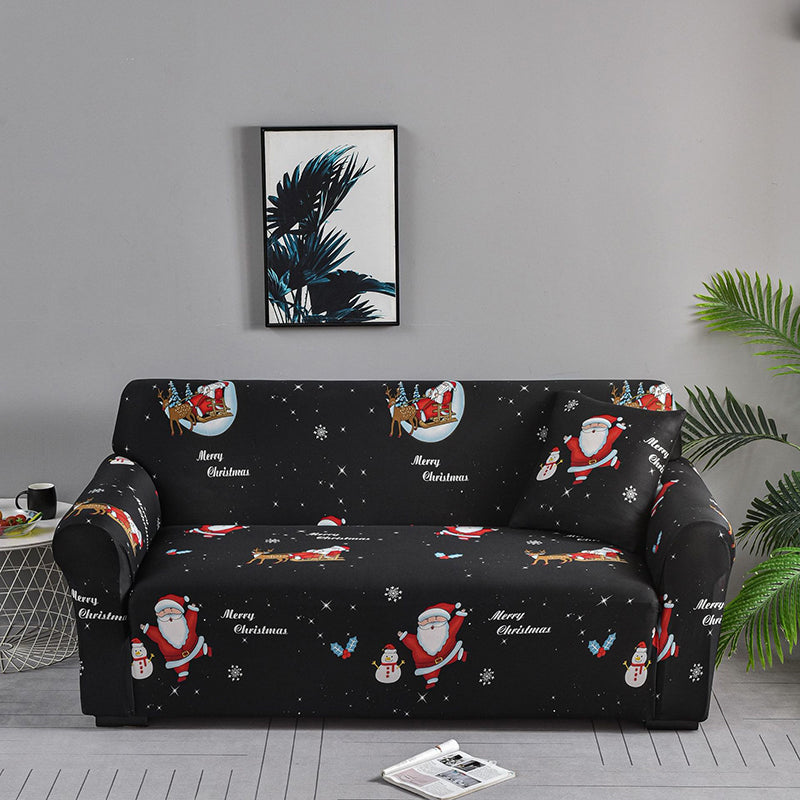 Christmas All-Purpose Stretch Sofa Cover