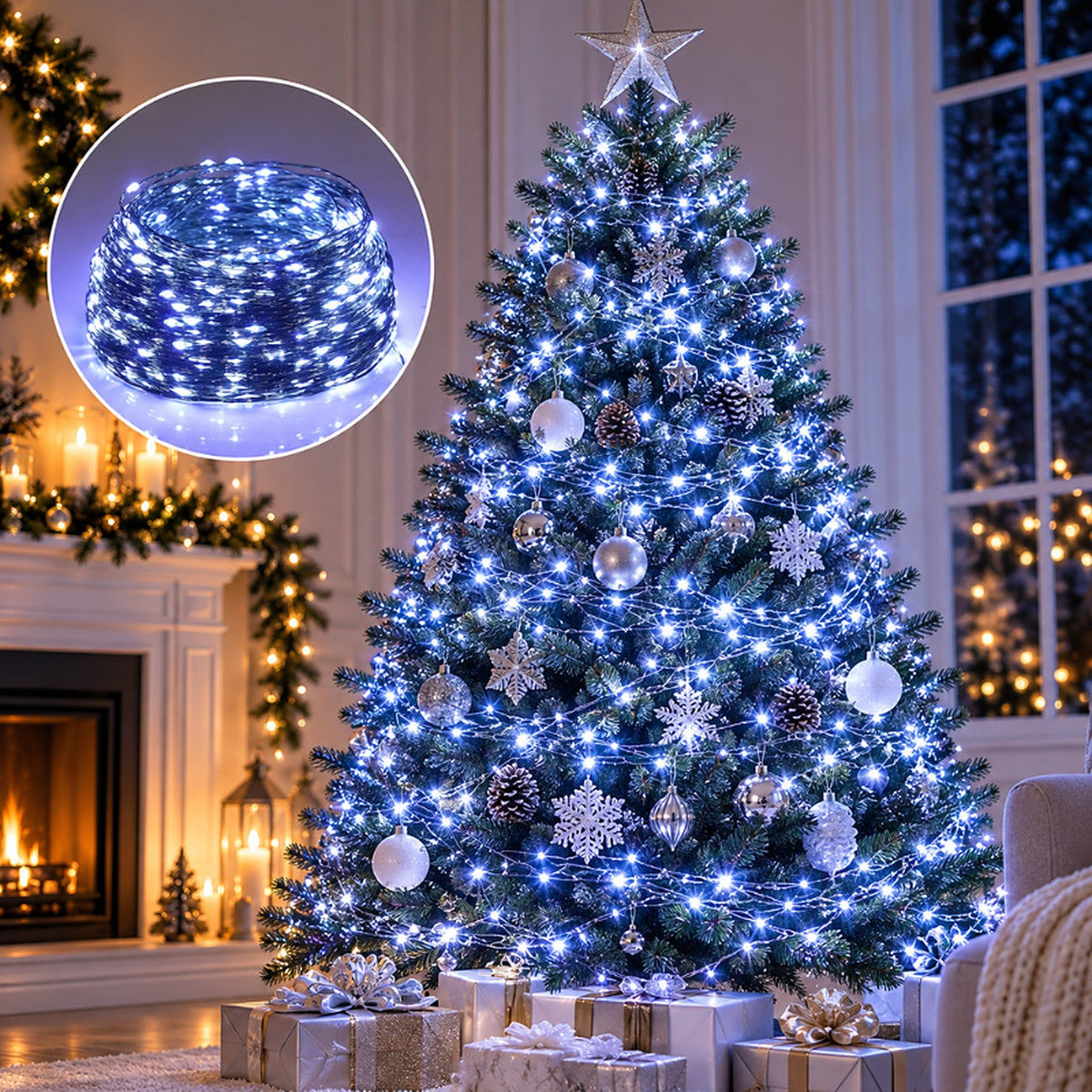 Christmas Lights - String Lights up to 100 Metres with Remote Control