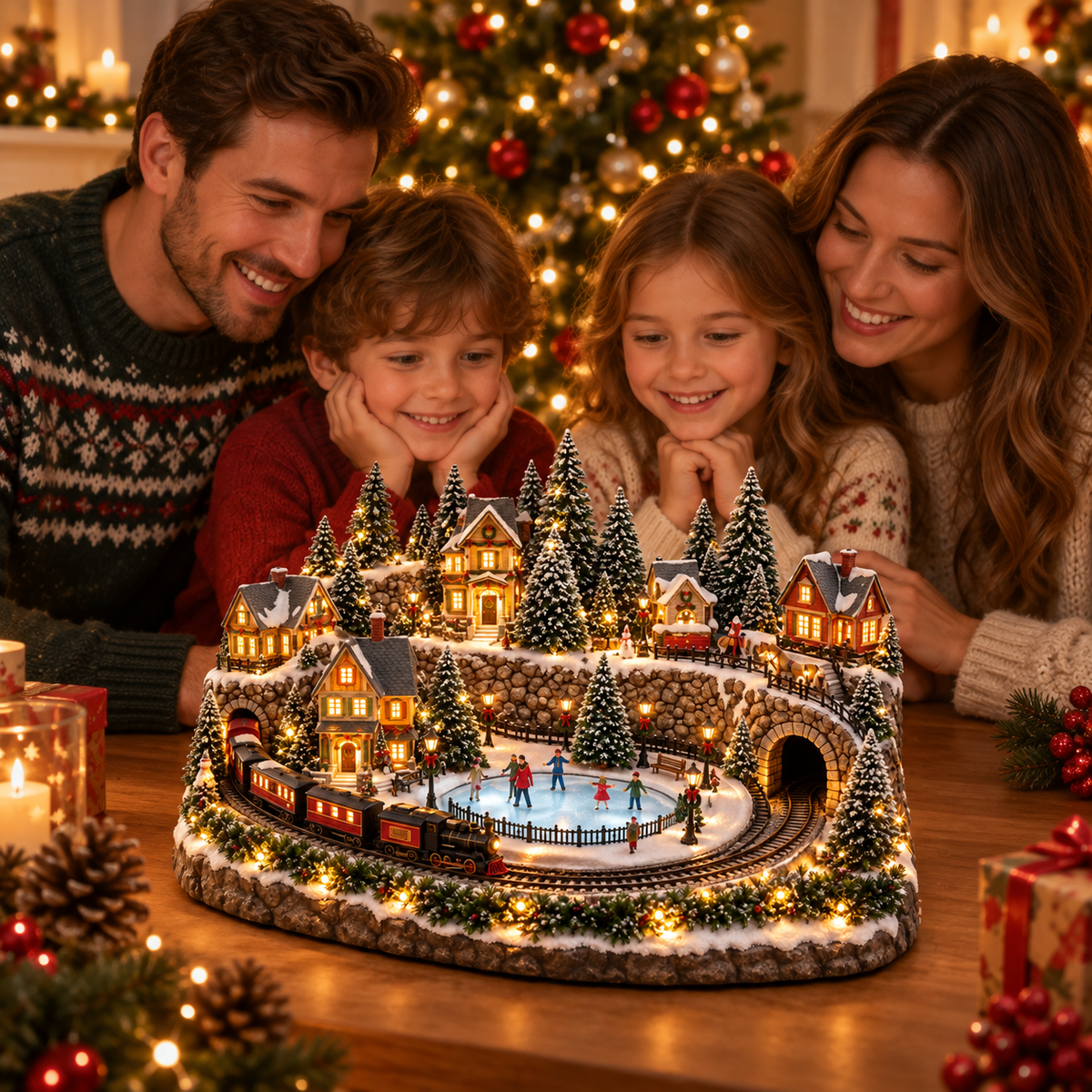 Christmas Train & Skating Rink