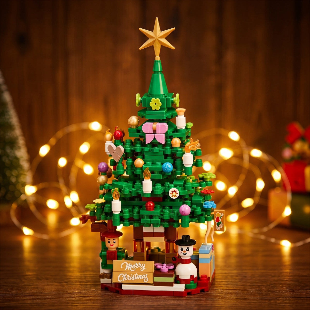 Christmas Village Brick Advent Calendar, 864-Piece Holiday Display