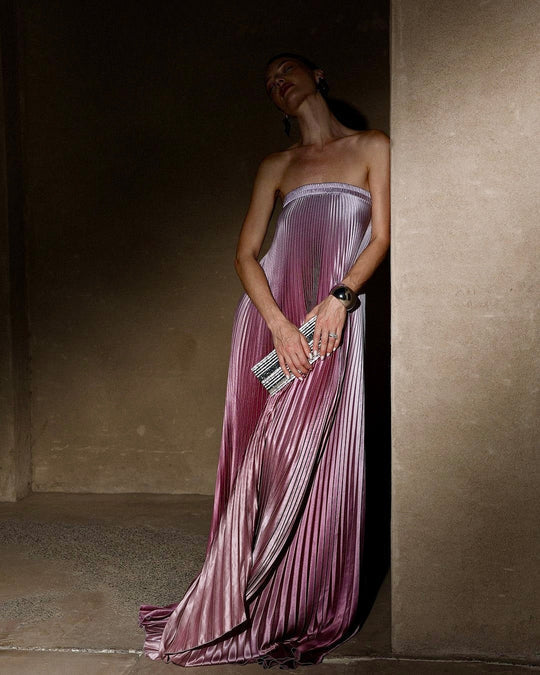 Image of Cindy | Women's Strapless Maxi Dress