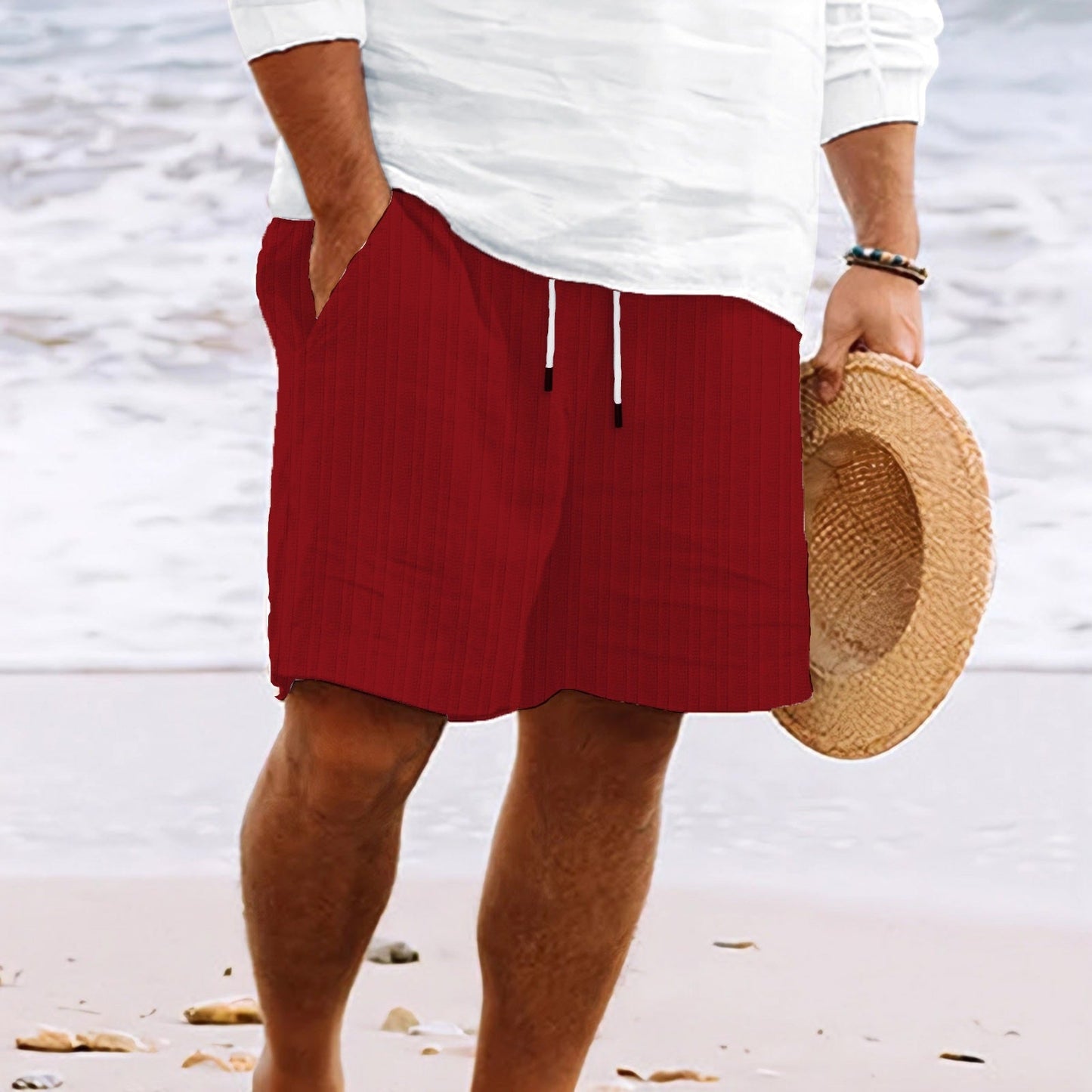 Image of Clarence | Men's Drawstring Chino Shorts