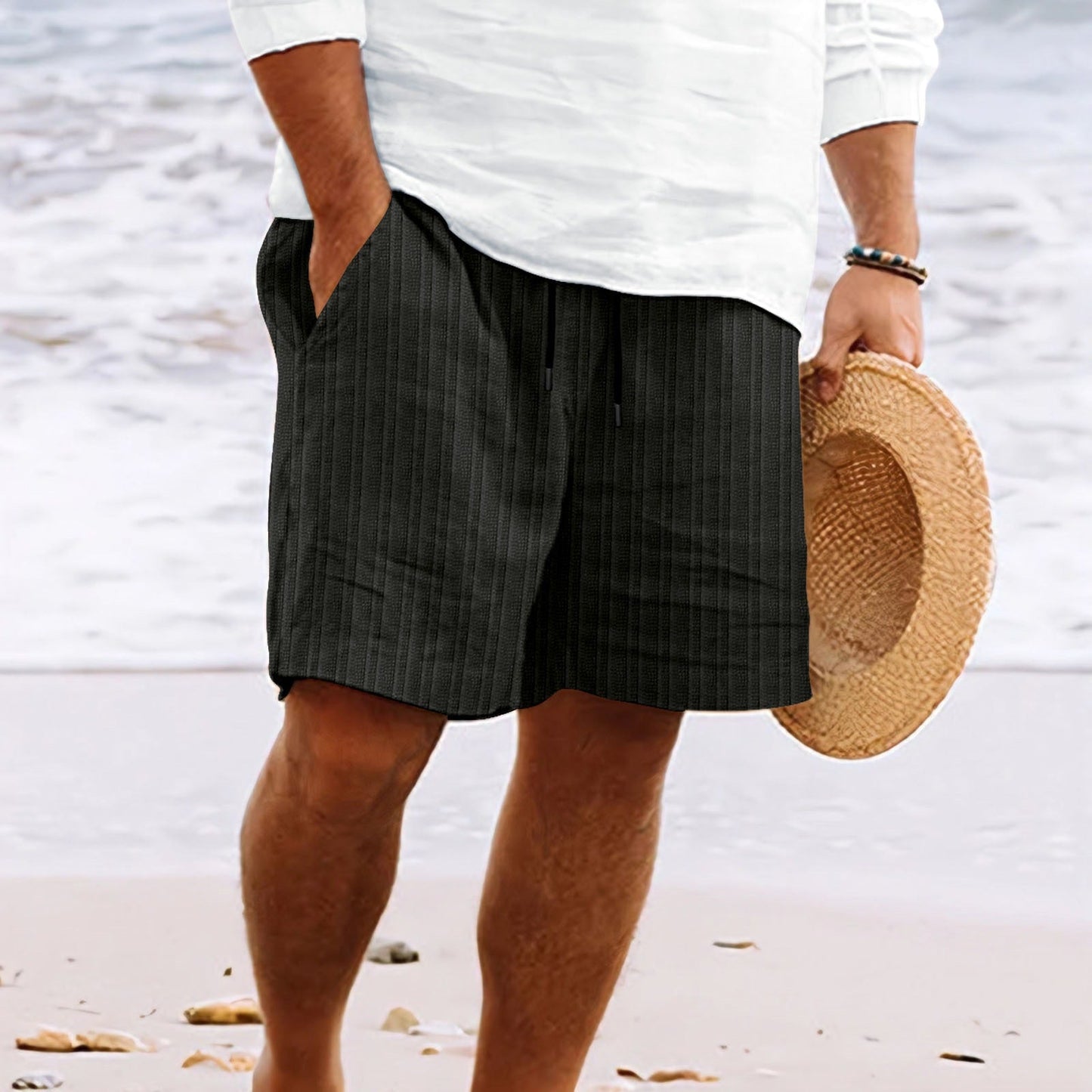 Image of Clarence | Men's Drawstring Chino Shorts