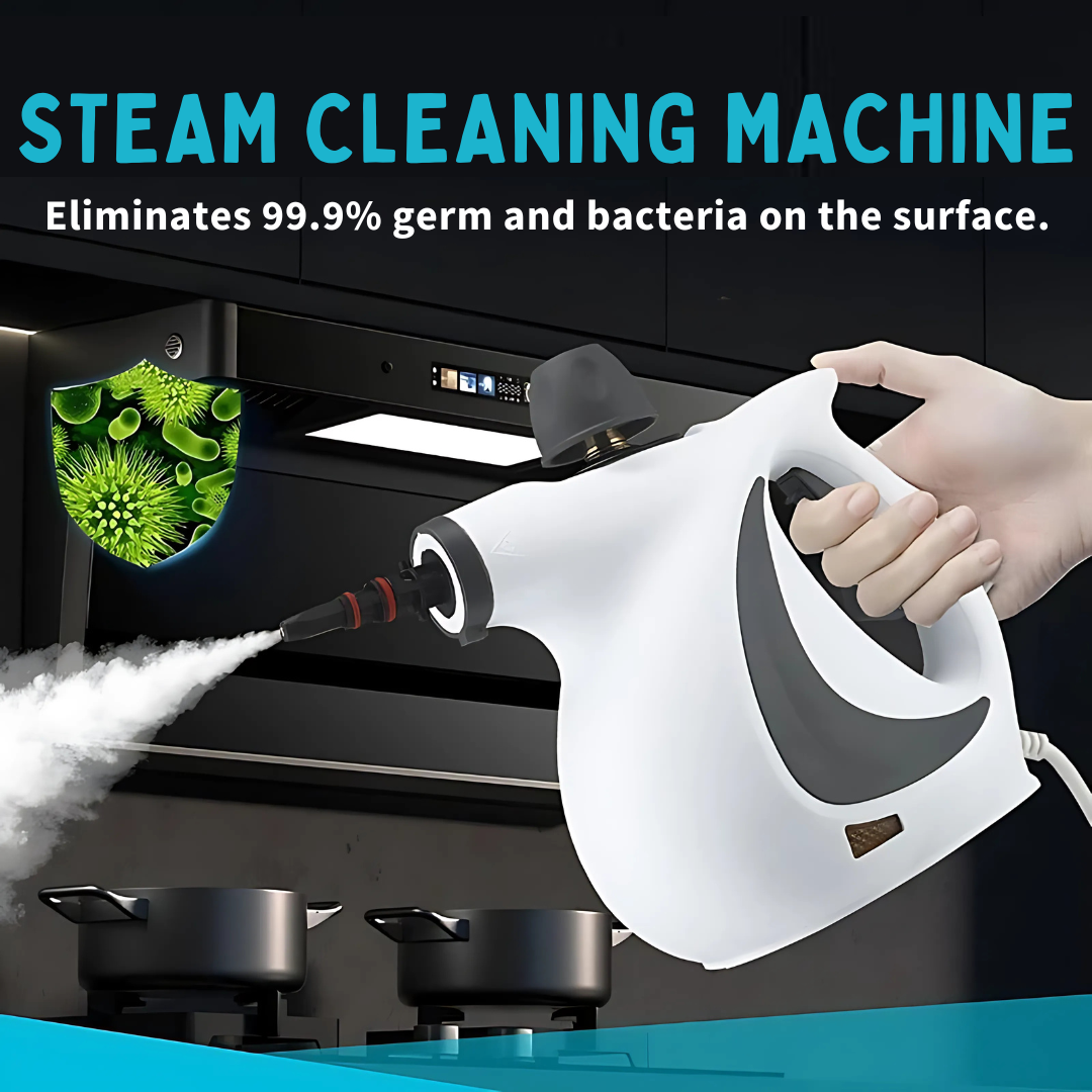 Cleaner Pro° PowerSteam: Multifunctional, Powerful Home Steam Cleaner Set