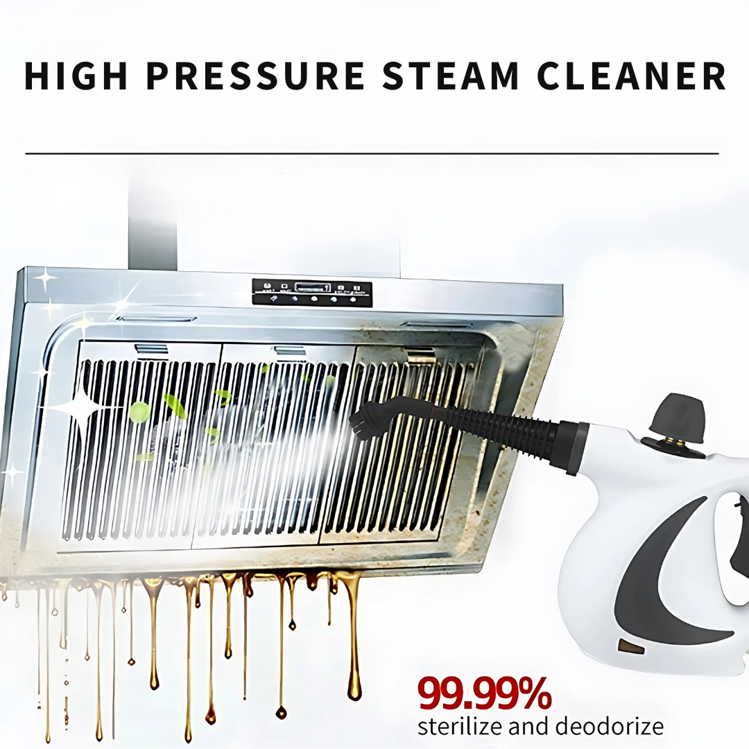 Cleaner Pro° PowerSteam: Multifunctional, Powerful Home Steam Cleaner Set