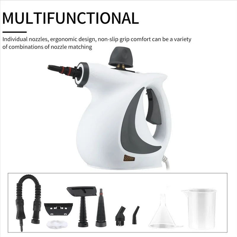 Cleaner Pro° PowerSteam: Multifunctional, Powerful Home Steam Cleaner Set