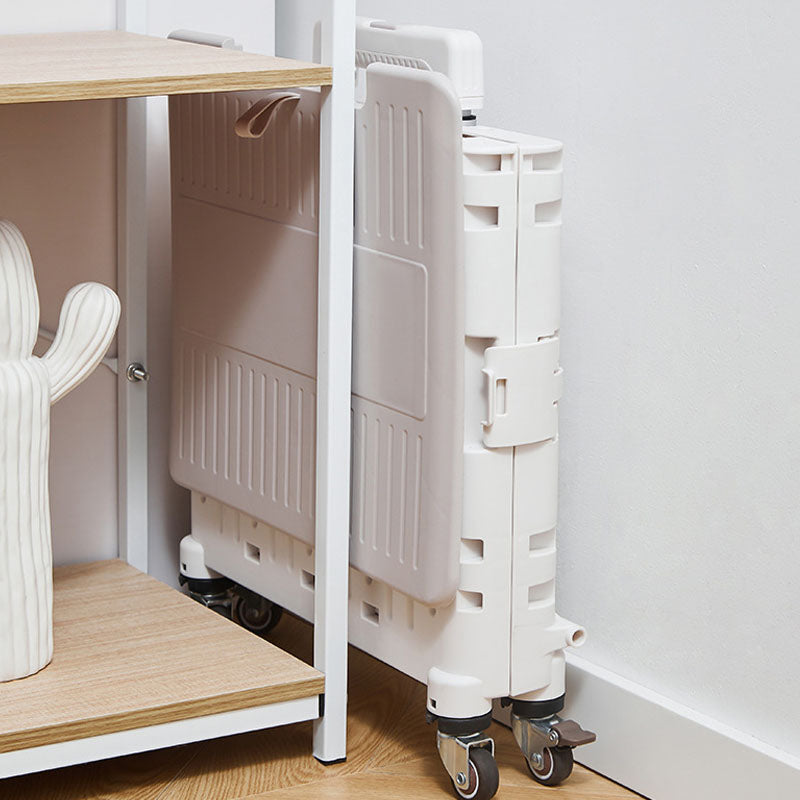Collapsible Rolling Storage Crate with Swivel or Stair Wheels