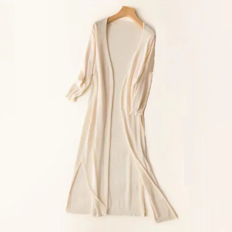 Image of Colleen | Women's Long Open Front Cardigan
