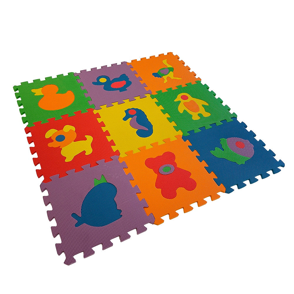 Colorful Soft Puzzle Mat / Play Mat - choose between animal motifs or letters