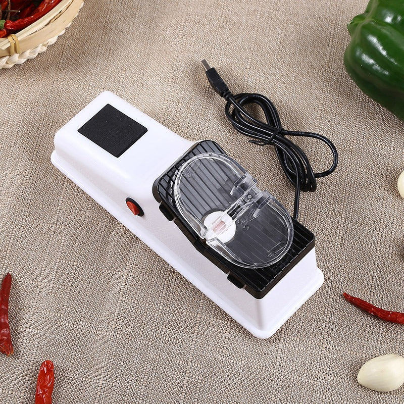 Compact Electric Kitchen Knife Sharpener for Efficient Sharpening