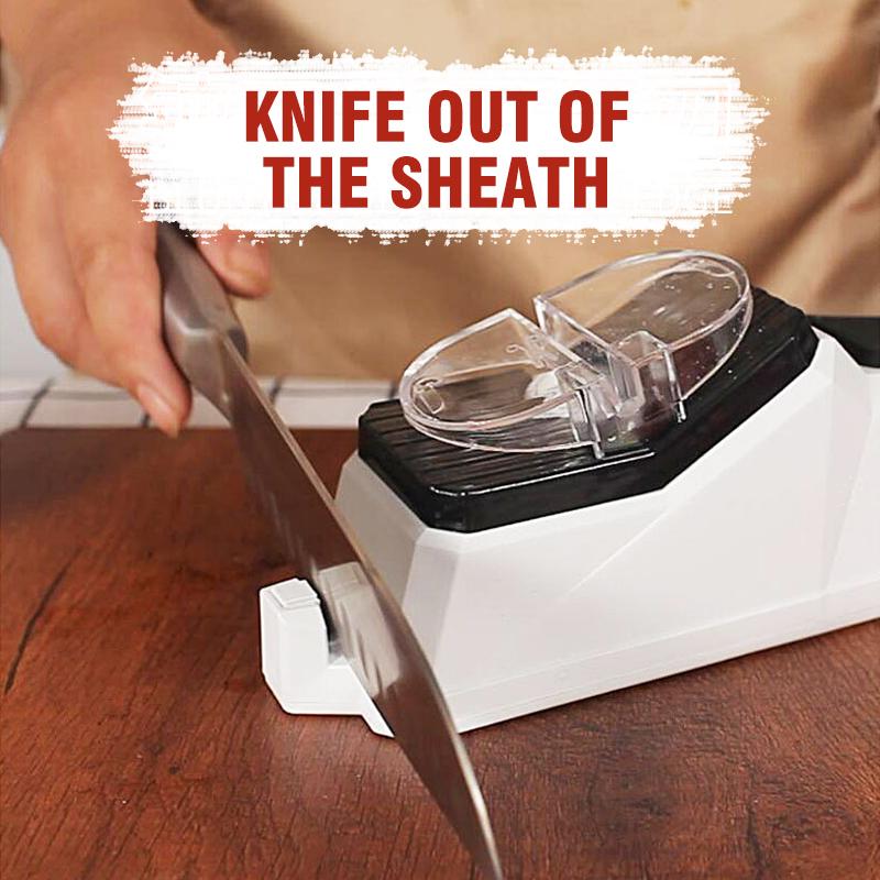 Compact Electric Kitchen Knife Sharpener for Efficient Sharpening