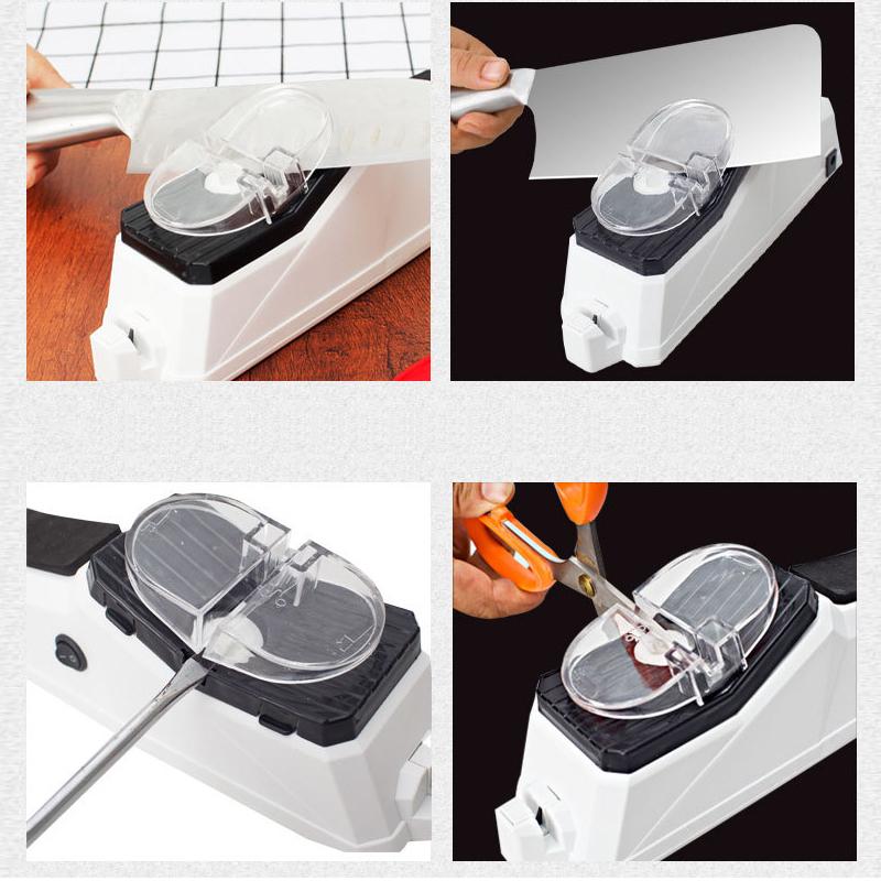 Compact Electric Kitchen Knife Sharpener for Efficient Sharpening