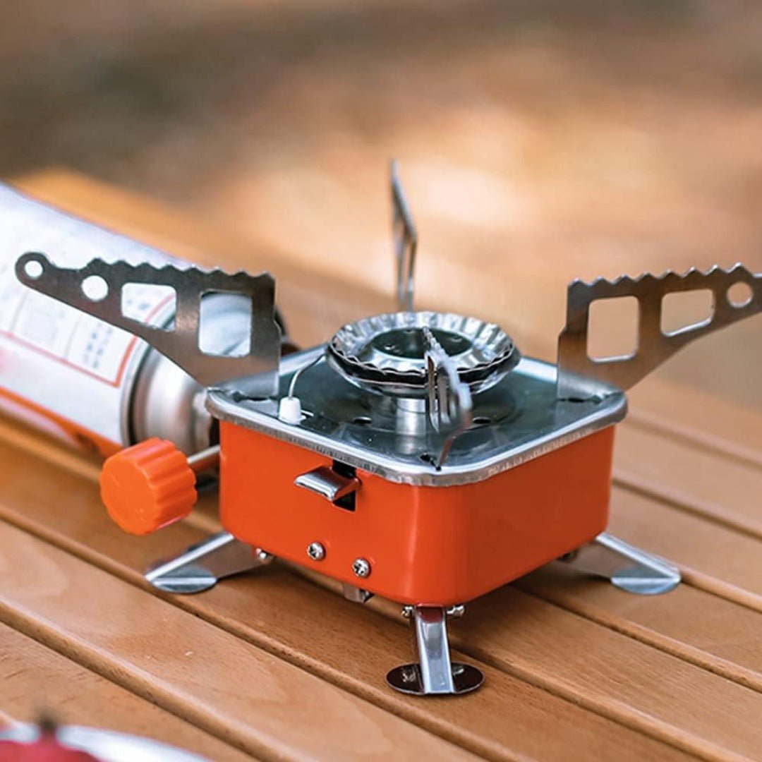 Compact Foldable Gas Stove for Outdoor Cooking