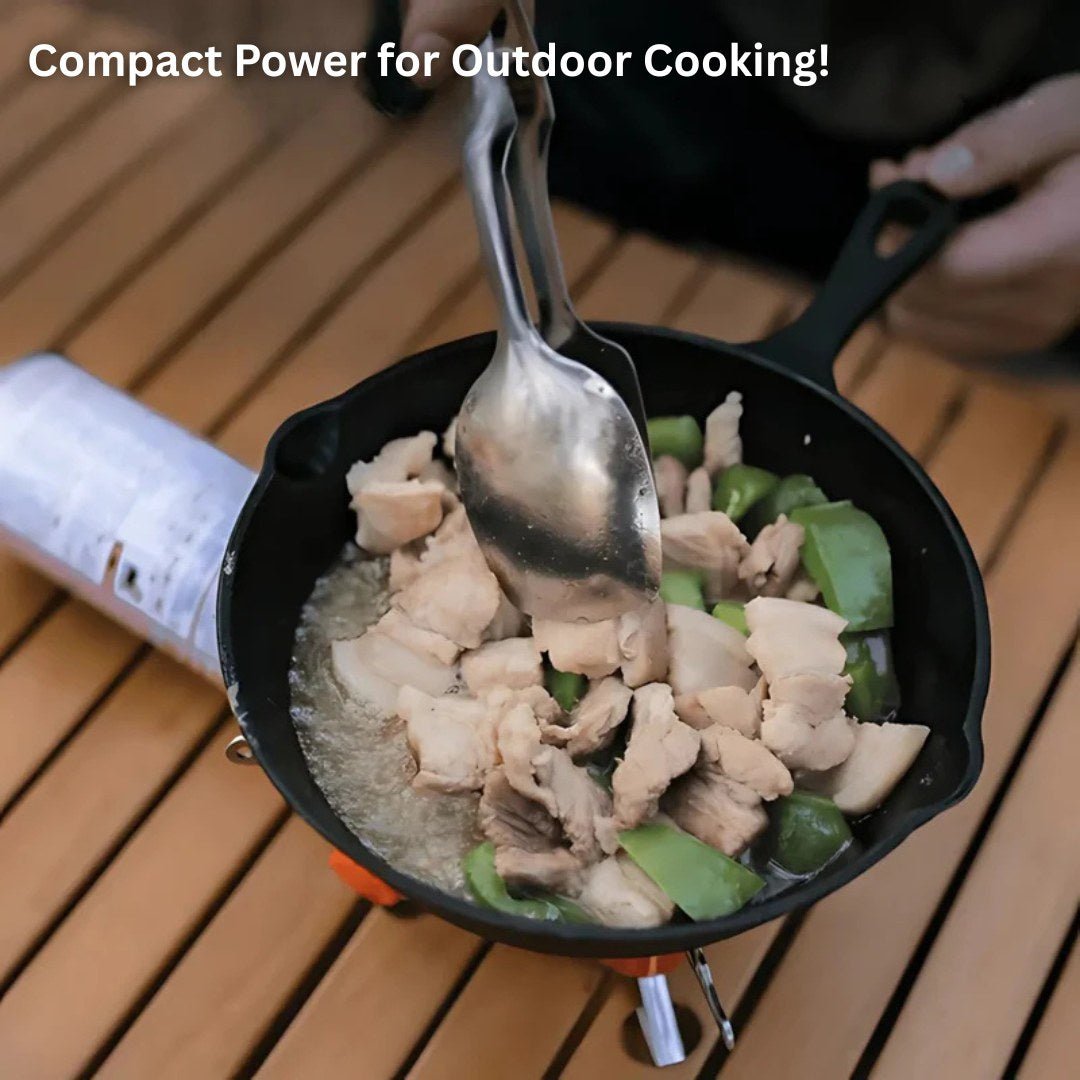 Compact Foldable Gas Stove for Outdoor Cooking