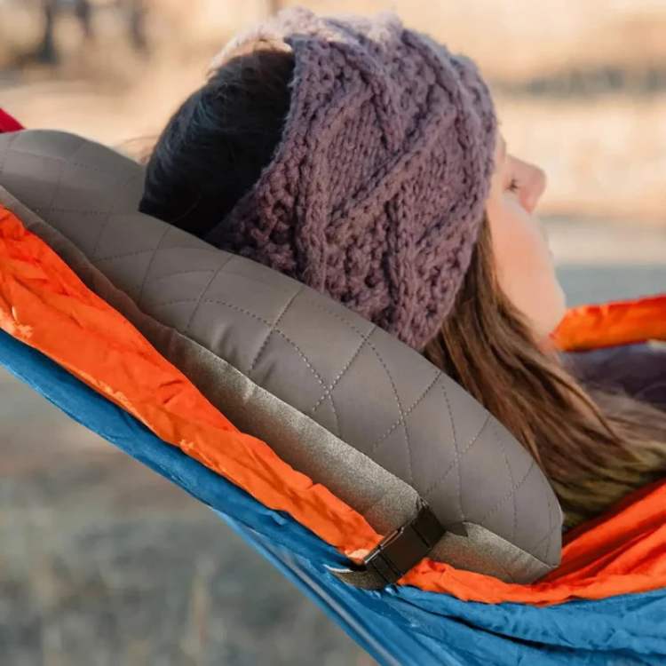 Compact Inflatable Camping Pillow for Travel