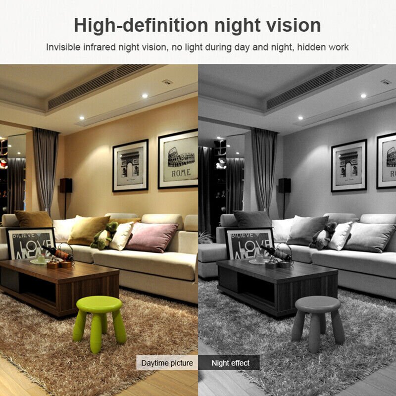 Compact Micro HD WiFi Camera with Audio and Night Vision