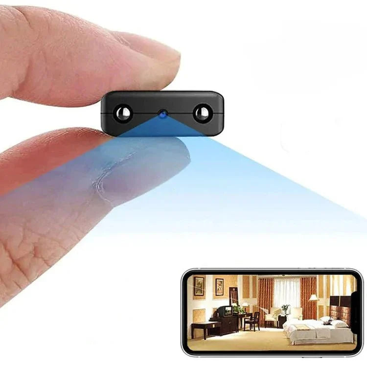 Compact Micro HD WiFi Camera with Audio and Night Vision
