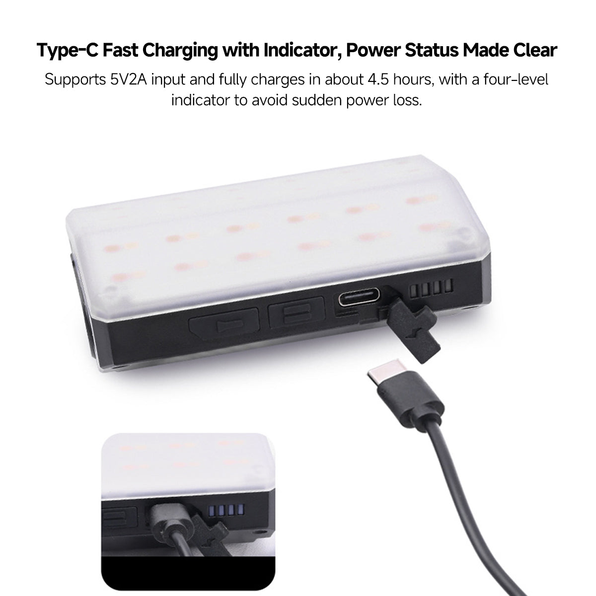 Compact Multi-Mode 900LM Outdoor Camping Light