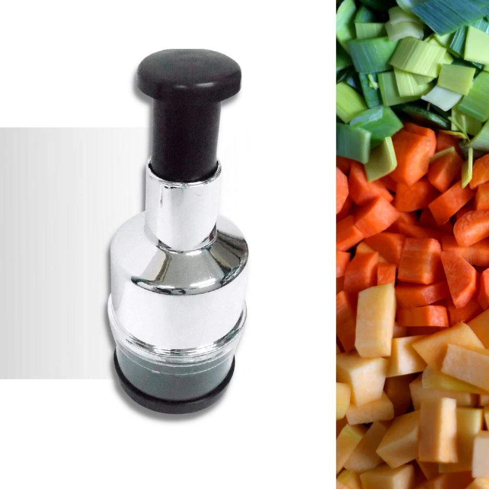 Compact Vegetable and Garlic Chopper Made of Stainless Steel for Efficient Cooking