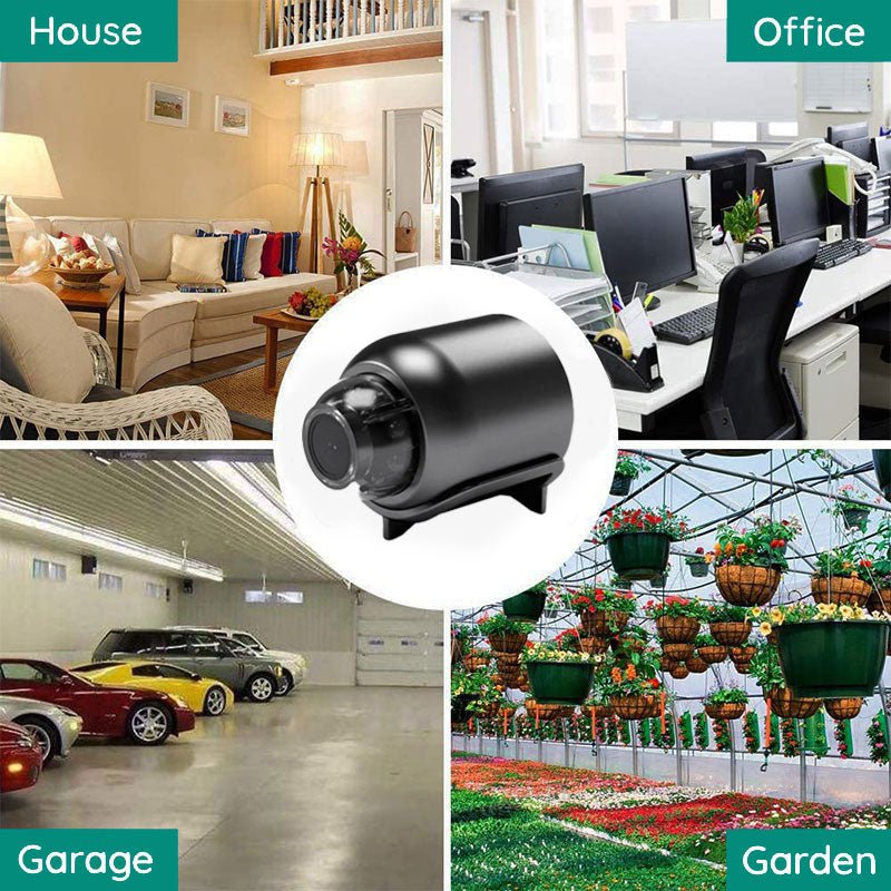 Compact WiFi Camera with Night Vision for Security