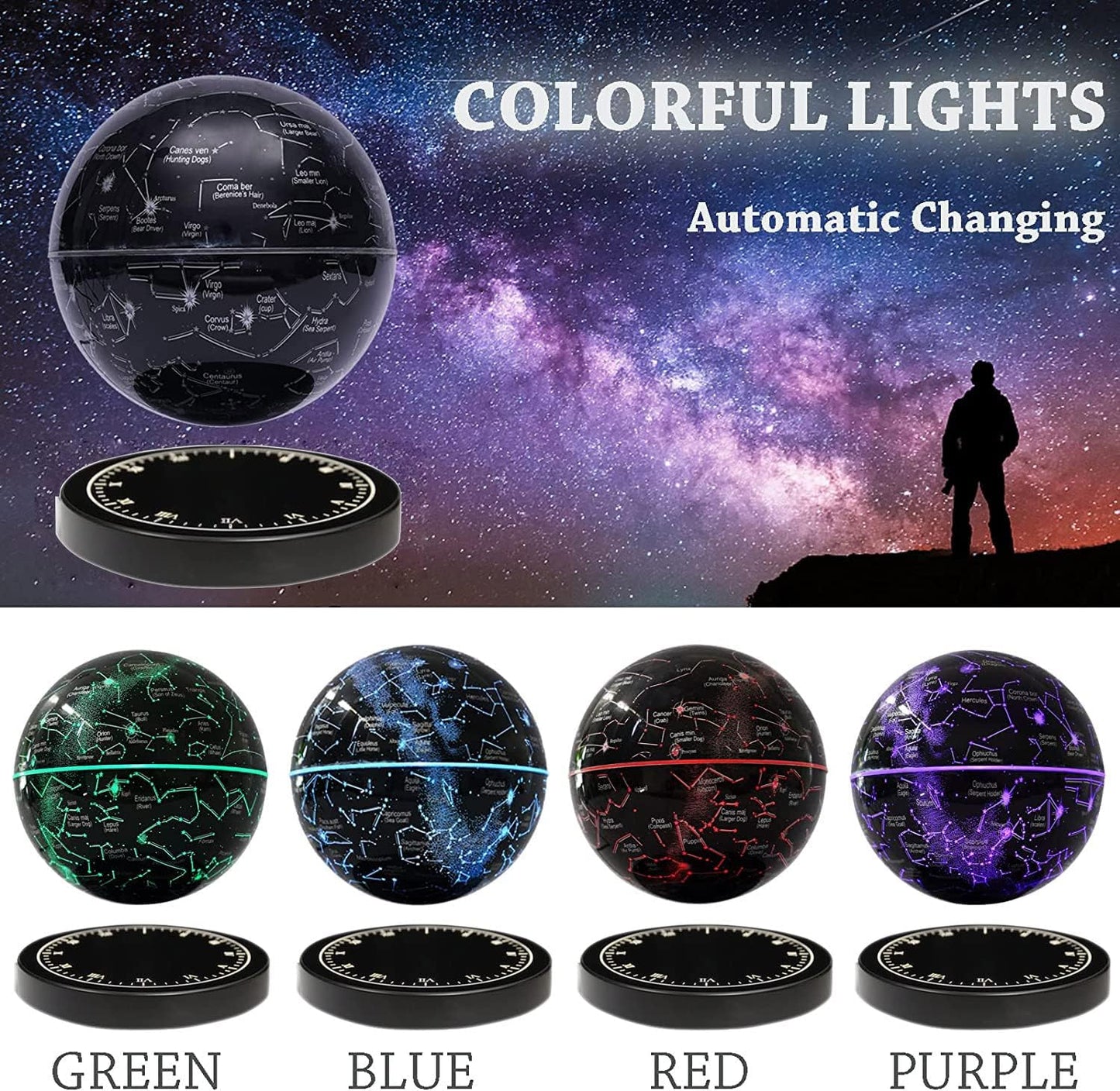 Constellation | Rotating Floating Constellation Lamp | Magnetic Levitation | SkyOrbit