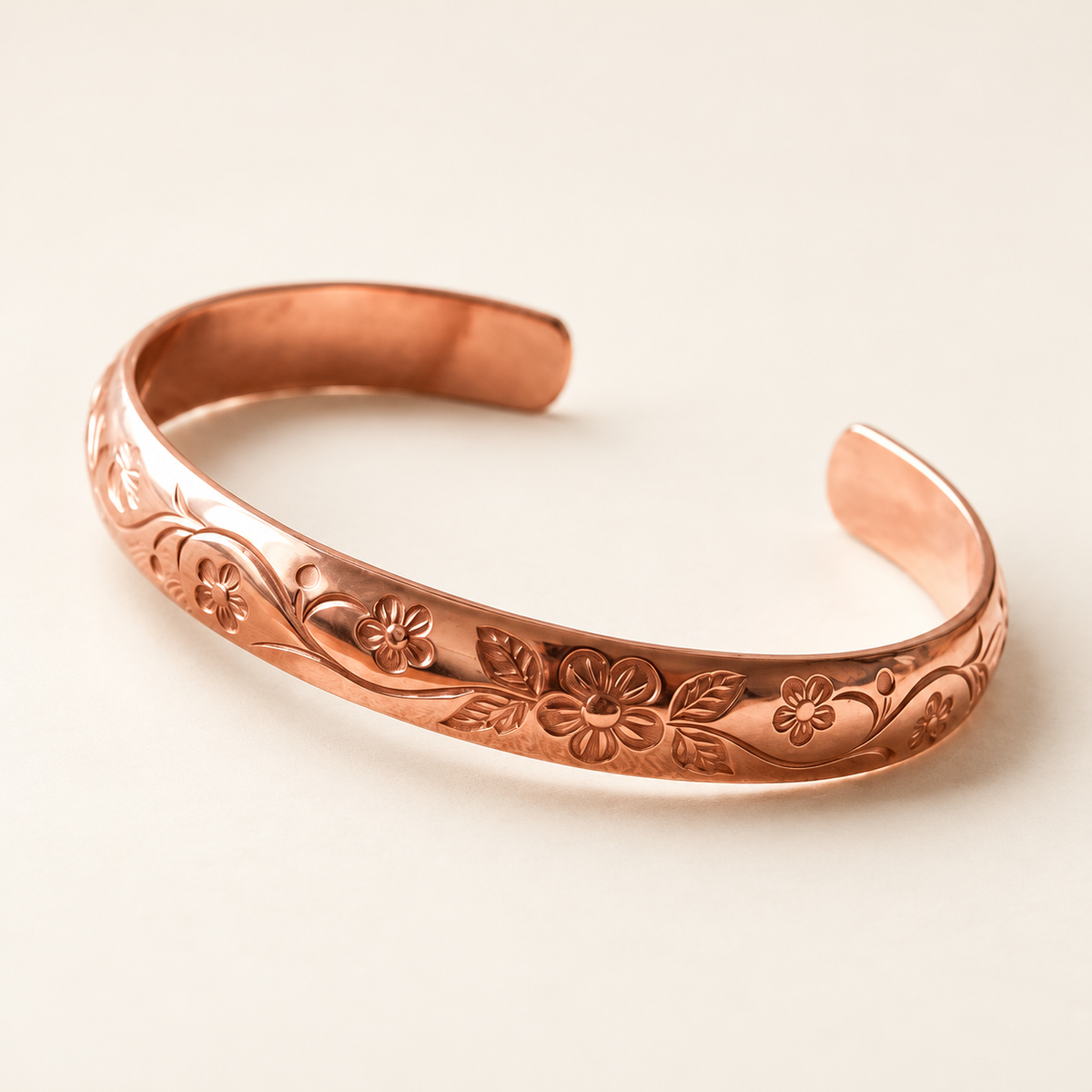 Bloom Ribbon Open Bracelet — alternate product photograph