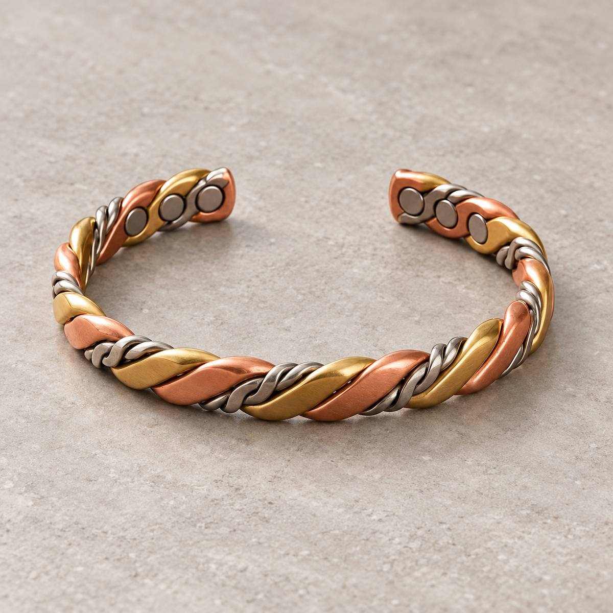 Twistwork Copper Bracelet — alternate product photograph