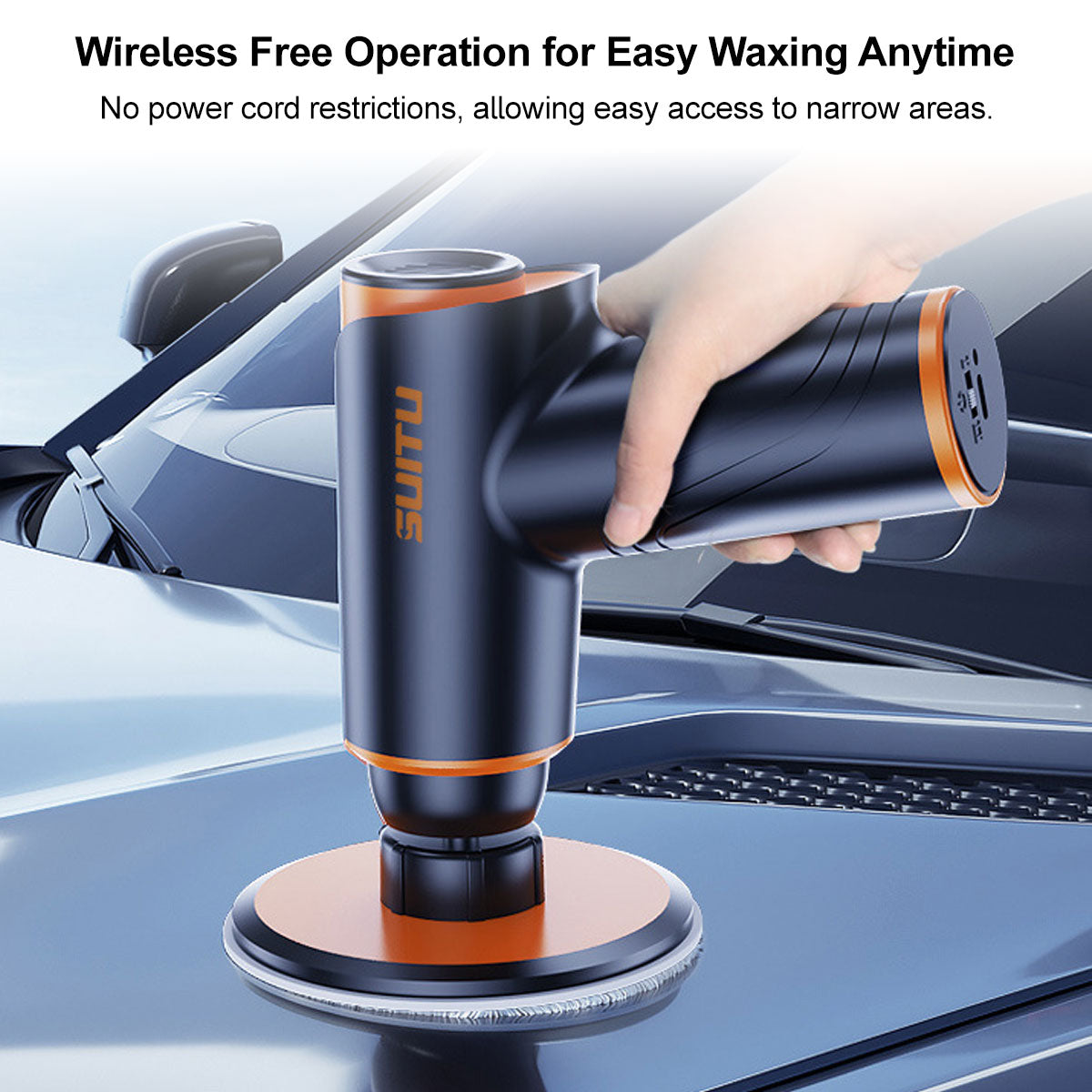Cordless Car Polisher Kit - Portable & Powerful