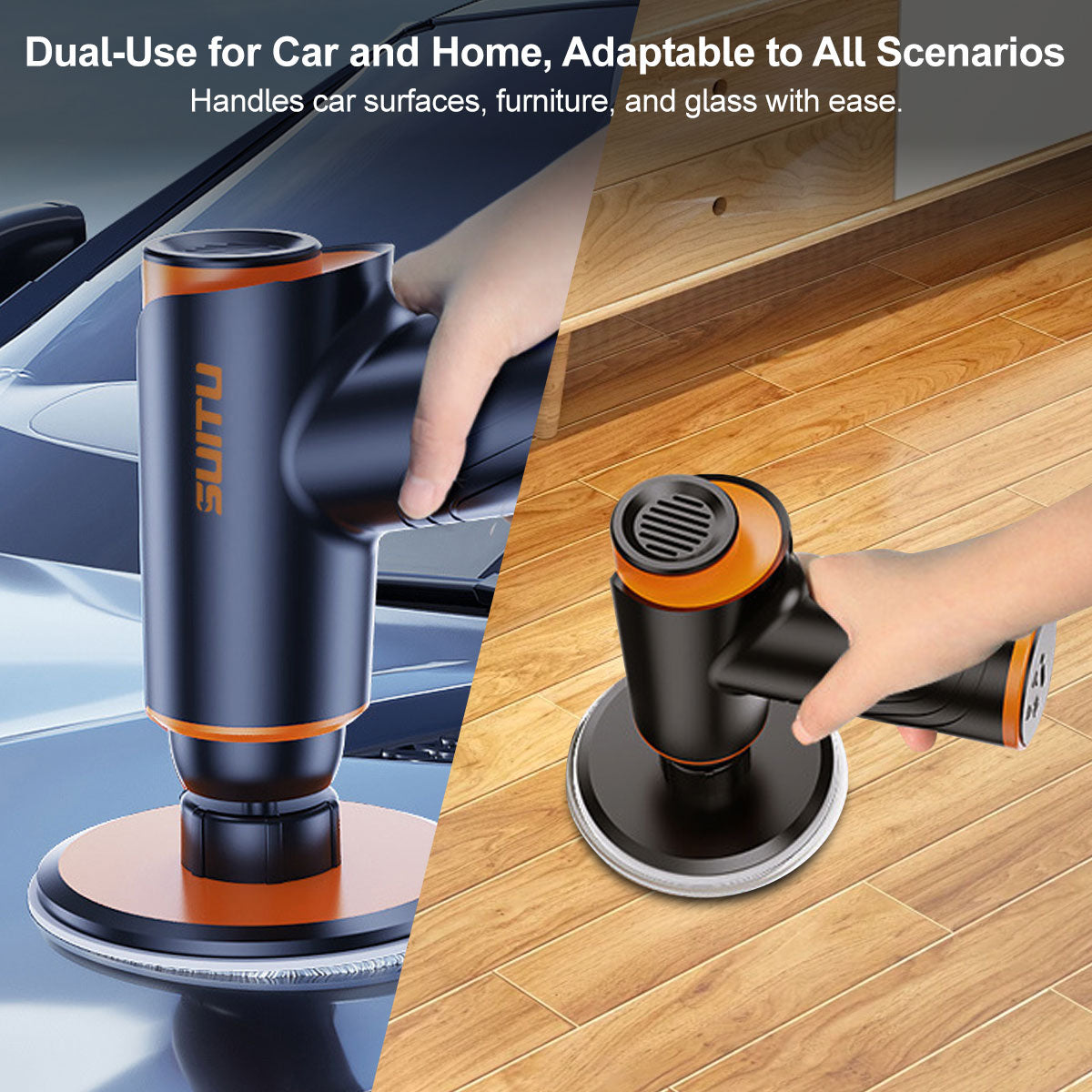 Cordless Car Polisher Kit - Portable & Powerful