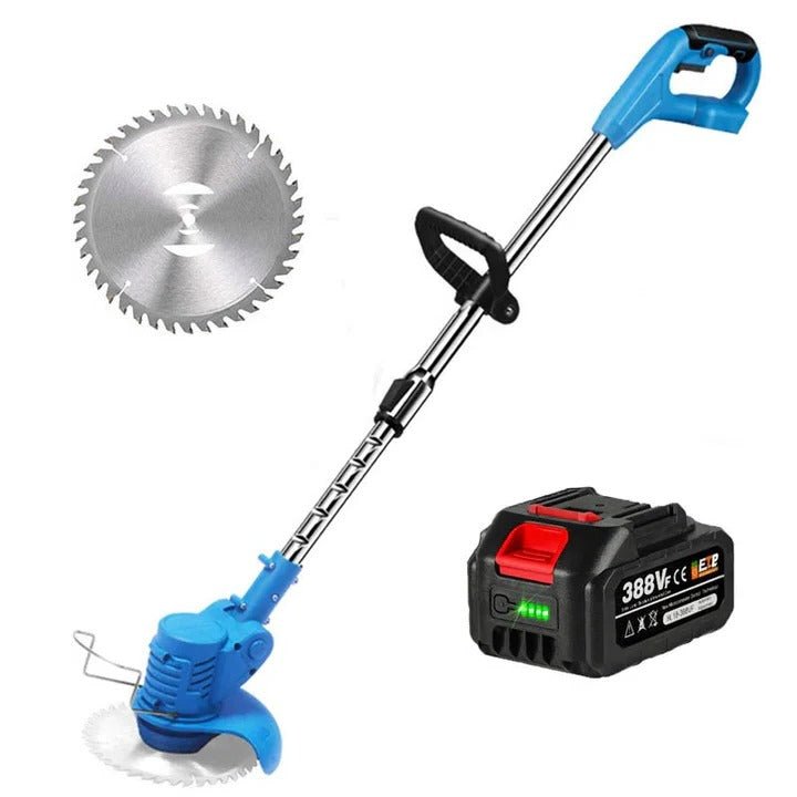 Cordless Electric Grass Trimmer - Battery Operated by Homeowners
