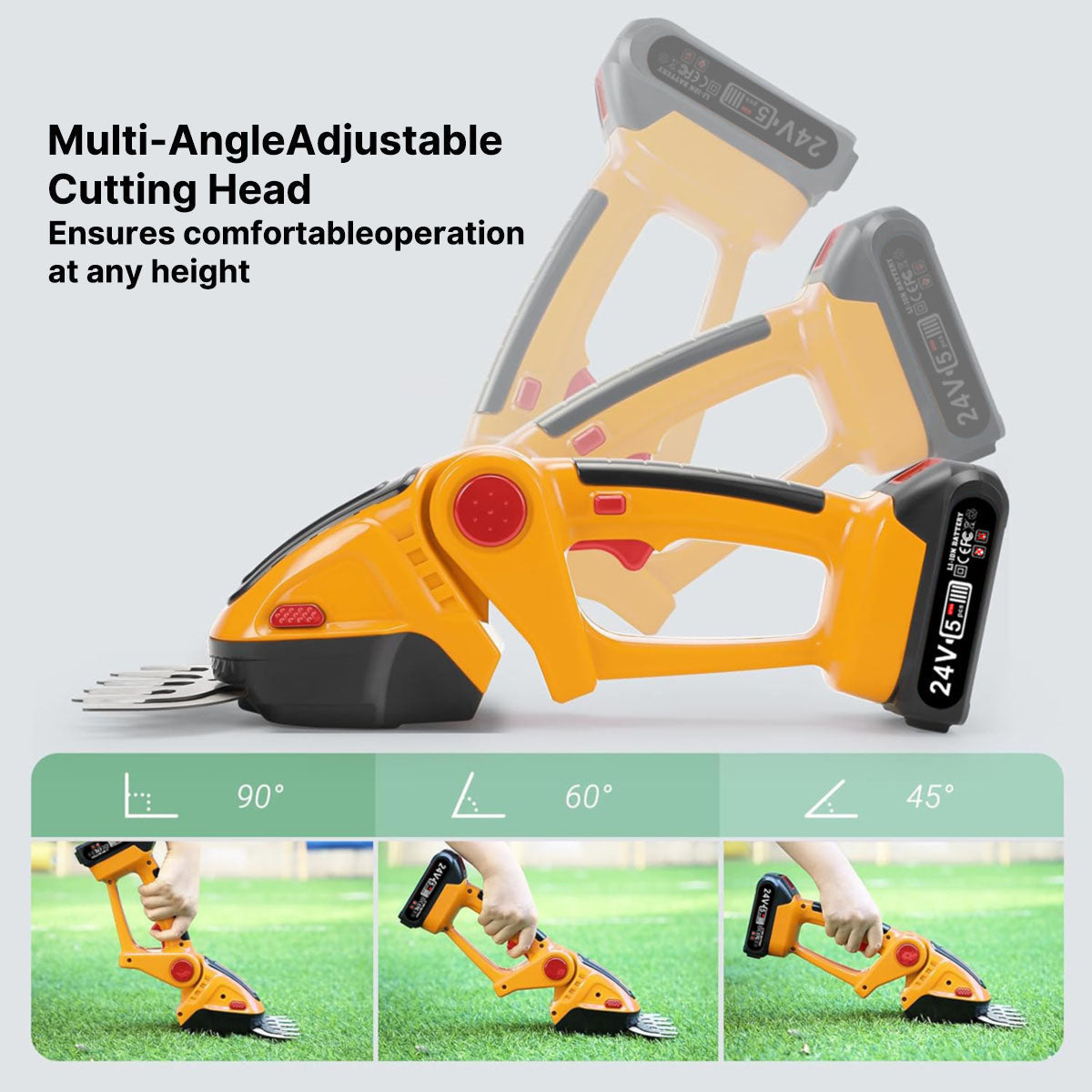 Cordless Mini Electric Hedge Trimmer