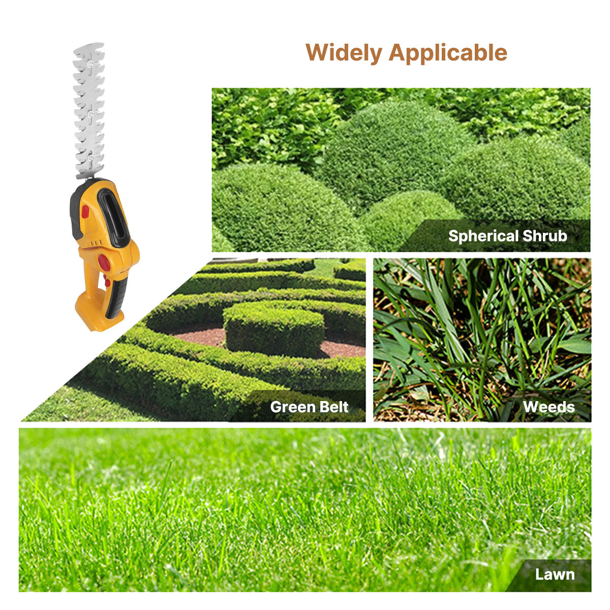 Cordless Mini Electric Hedge Trimmer