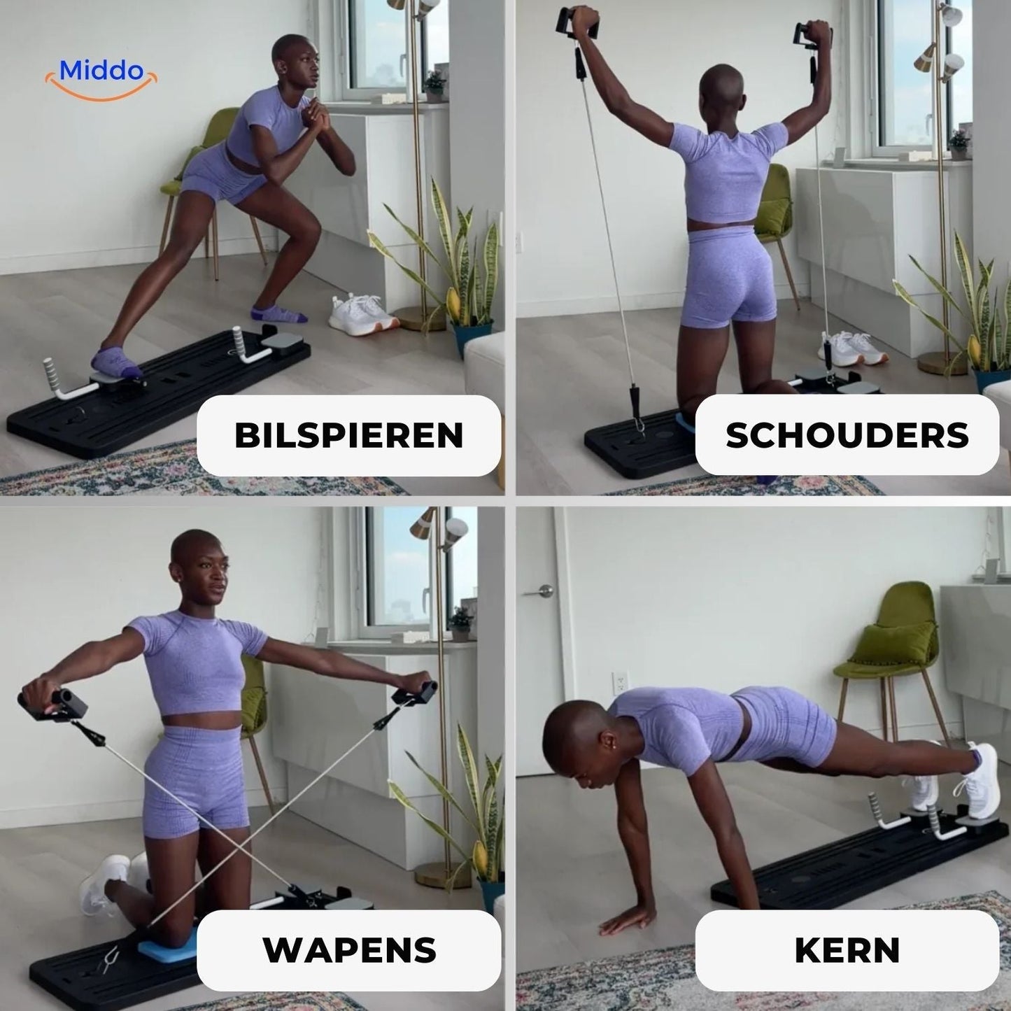 CoreFlex™ Pro Fitness Board | Multifunctional Total Body Home Fitness Equipment