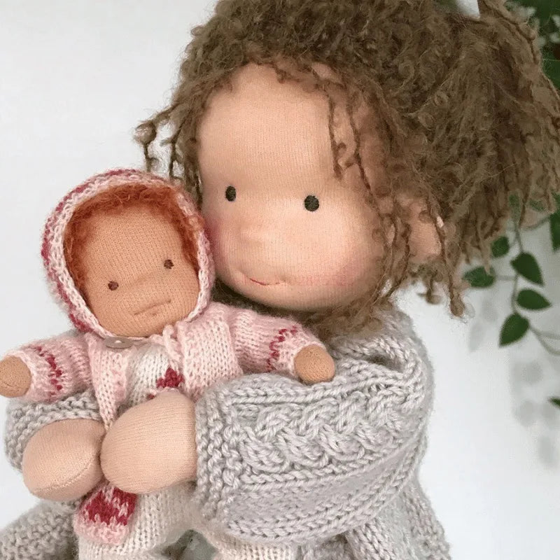 Cotton Waldorf Cuddle Toy Mila with Elegant Box