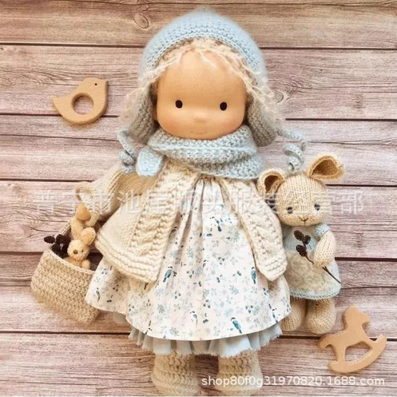 Cotton Waldorf Cuddle Toy Mila with Elegant Box