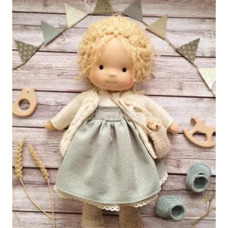 Cotton Waldorf Cuddle Toy Mila with Elegant Box