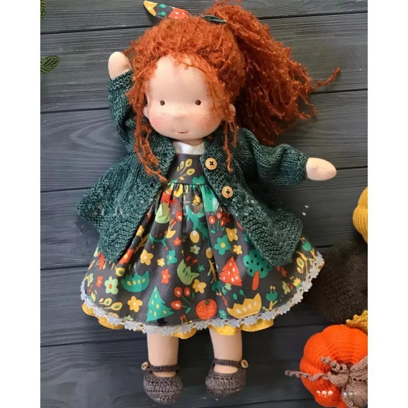 Cotton Waldorf Cuddle Toy Mila with Elegant Box