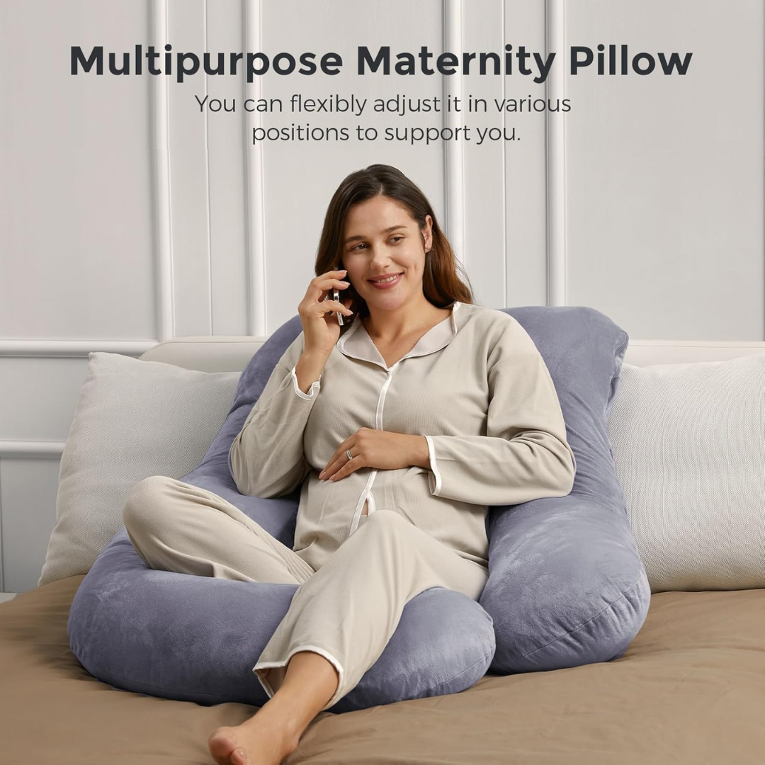 CozyNest | Orthopedic Full-Body Pregnancy Pillow