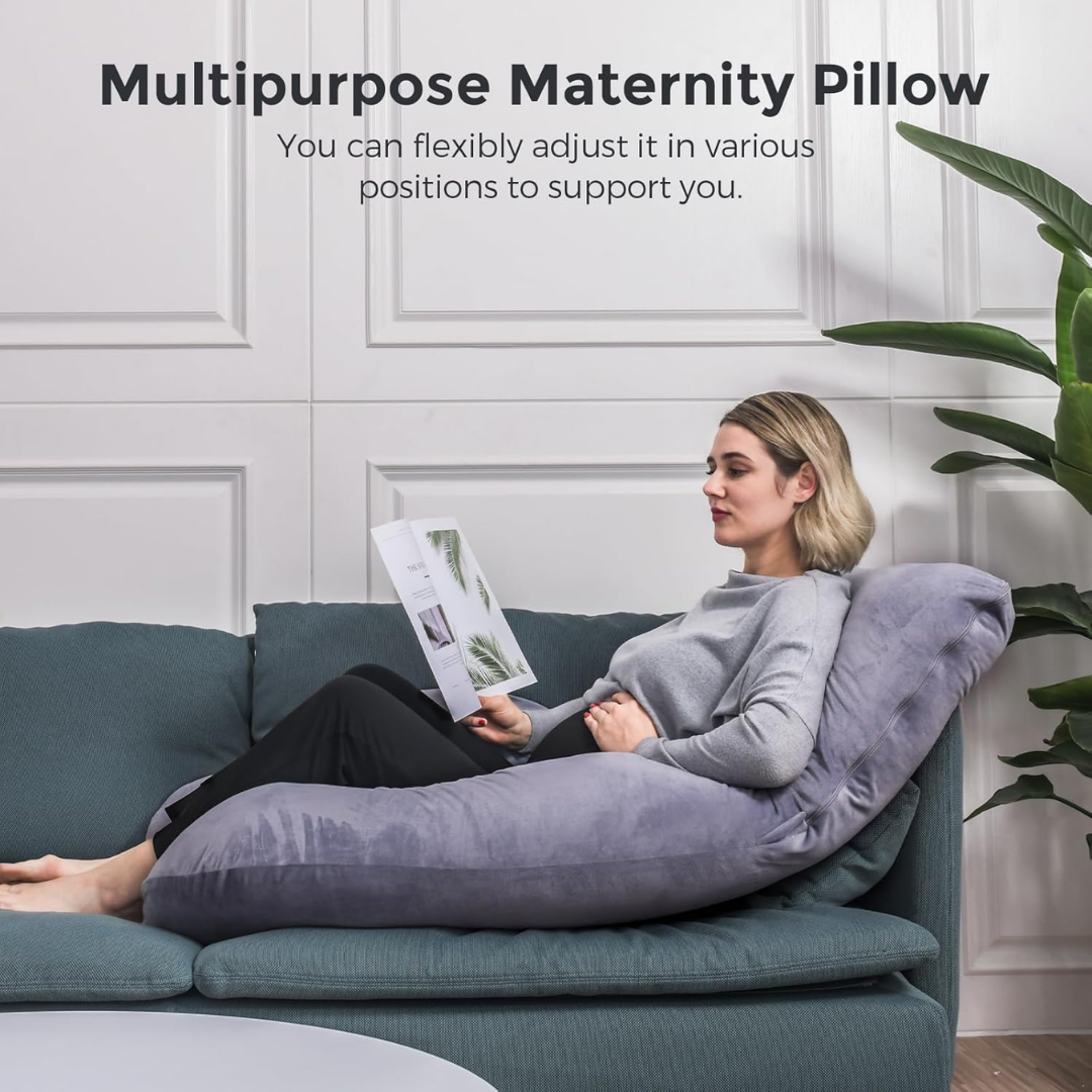 CozyNest | Orthopedic Full-Body Pregnancy Pillow