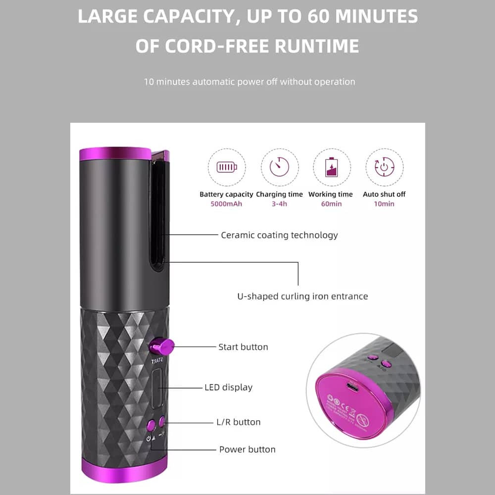 Curling Iron - Cordless -