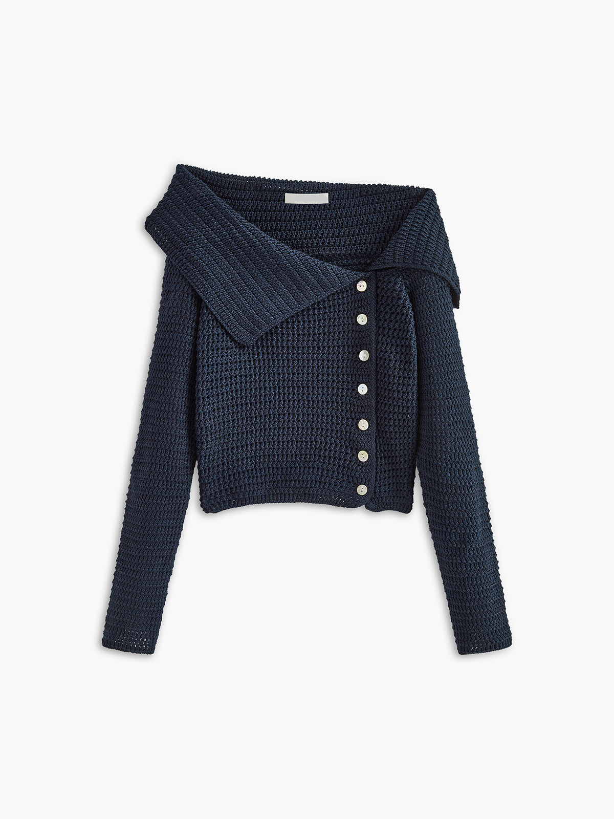 Image of Daisy | Women's Off-the-Shoulder Button-Front Cardigan