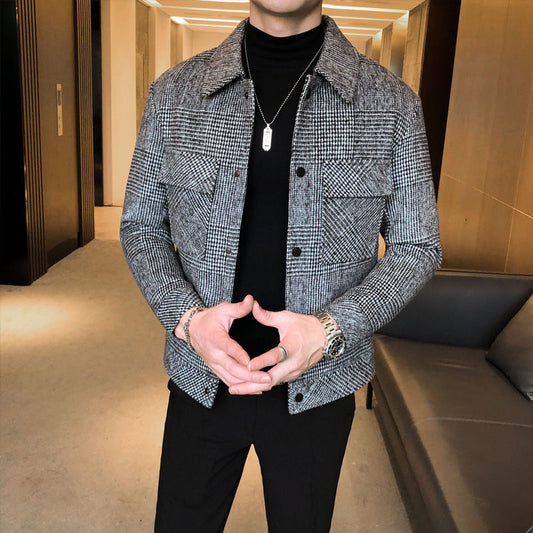 Image of Dale | Men's Button-Down Plaid Jacket