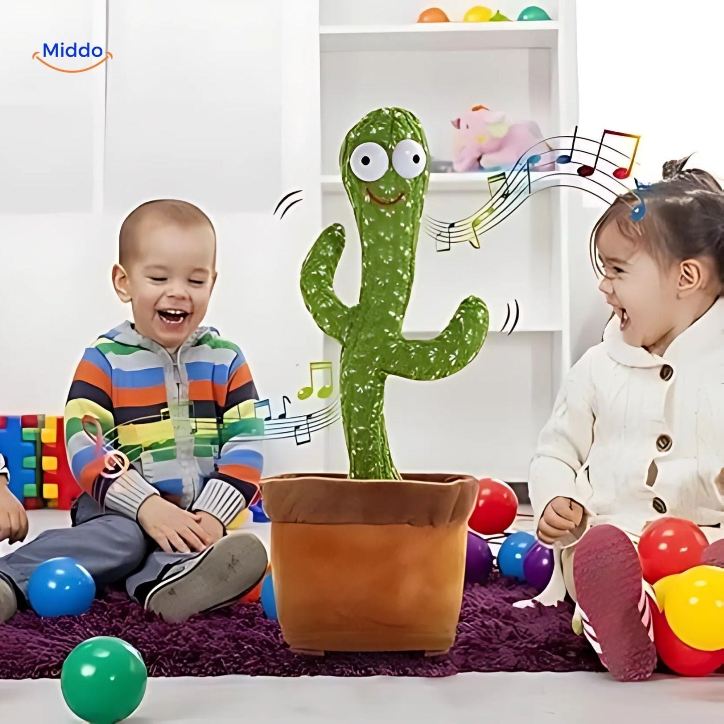 Dancing Cactus™ | Fun Movements to Sound with LED Lighting