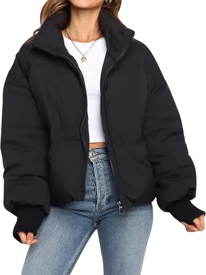 Image of Danielle | Women's Cropped Puffer Jacket