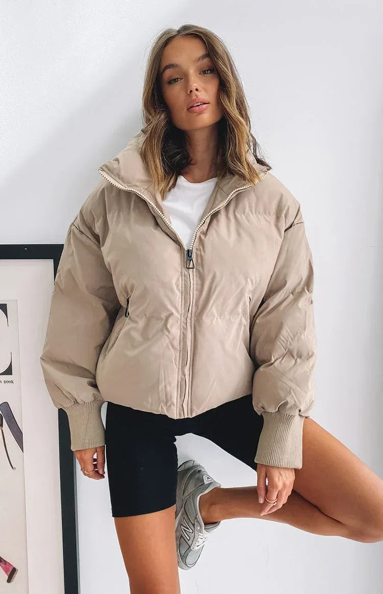 Image of Danielle | Women's Cropped Puffer Jacket