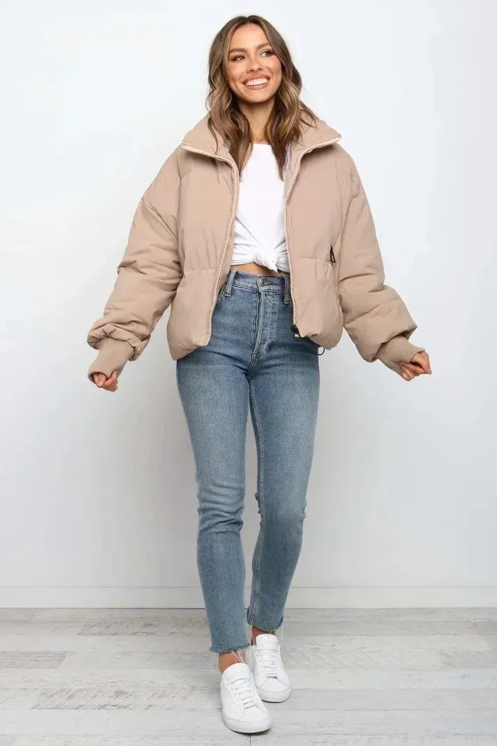 Image of Danielle | Women's Cropped Puffer Jacket