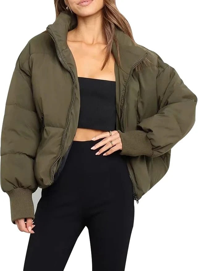 Image of Danielle | Women's Cropped Puffer Jacket