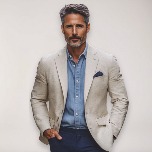 Image of Dave | Men's Button-Down Casual Shirt