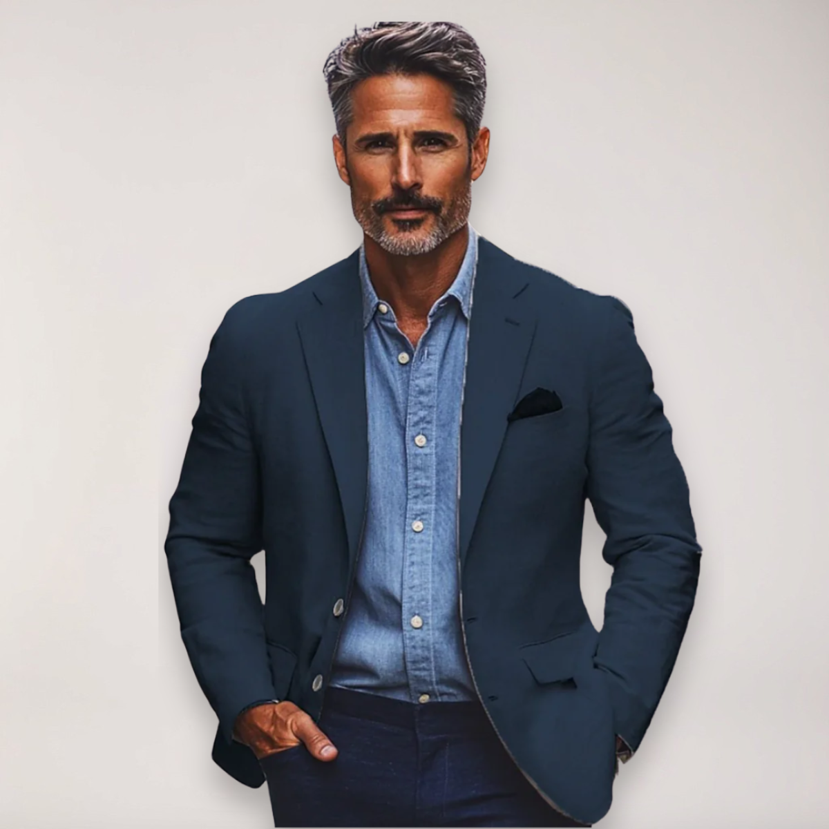 Image of Dave | Men's Button-Down Casual Shirt